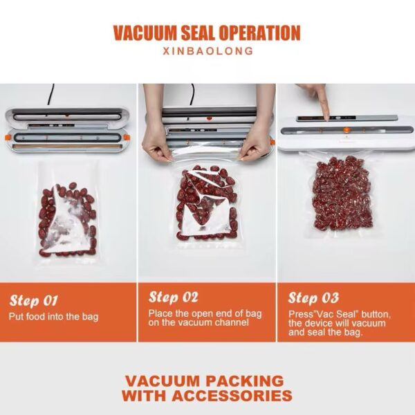 🥩 Вакуум машина за пакување – Свежина што трае подолго!